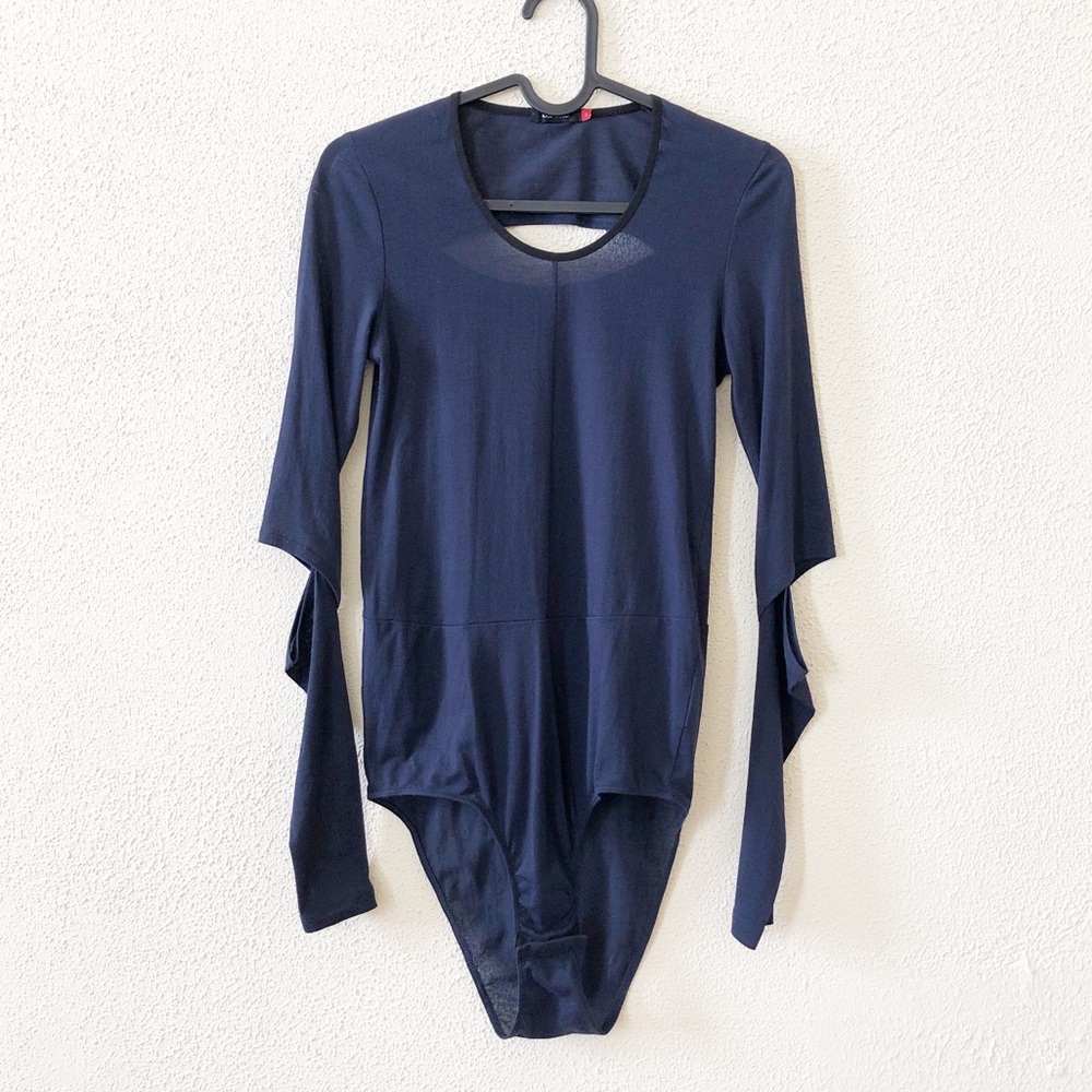 Wood Wood Cutout Long Sleeve Bodysuit